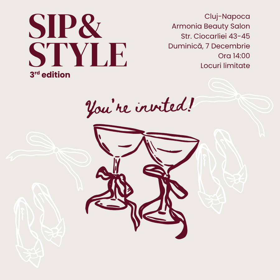 Sip & Style - Eveniment Analiza Cromatica, Cluj Napoca