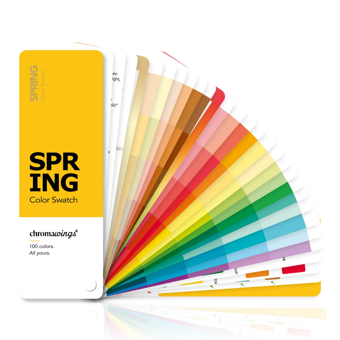 Color Palette Swatch Fan – 100 Colors for Personal Color Analysis