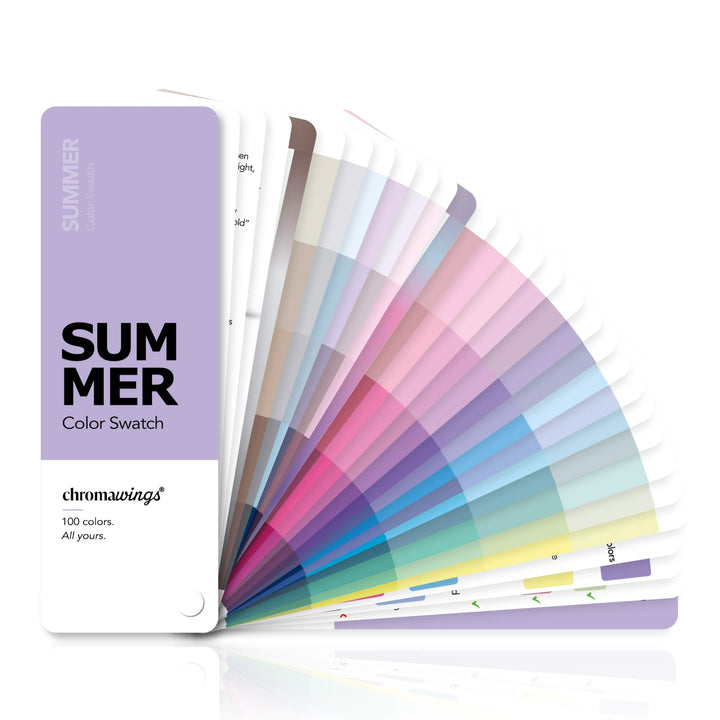 Color Palette Swatch Fan – 100 Colors for Personal Color Analysis